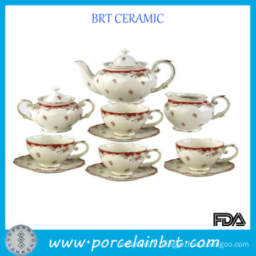 Delicate Vintage Ceramic Teapot Set